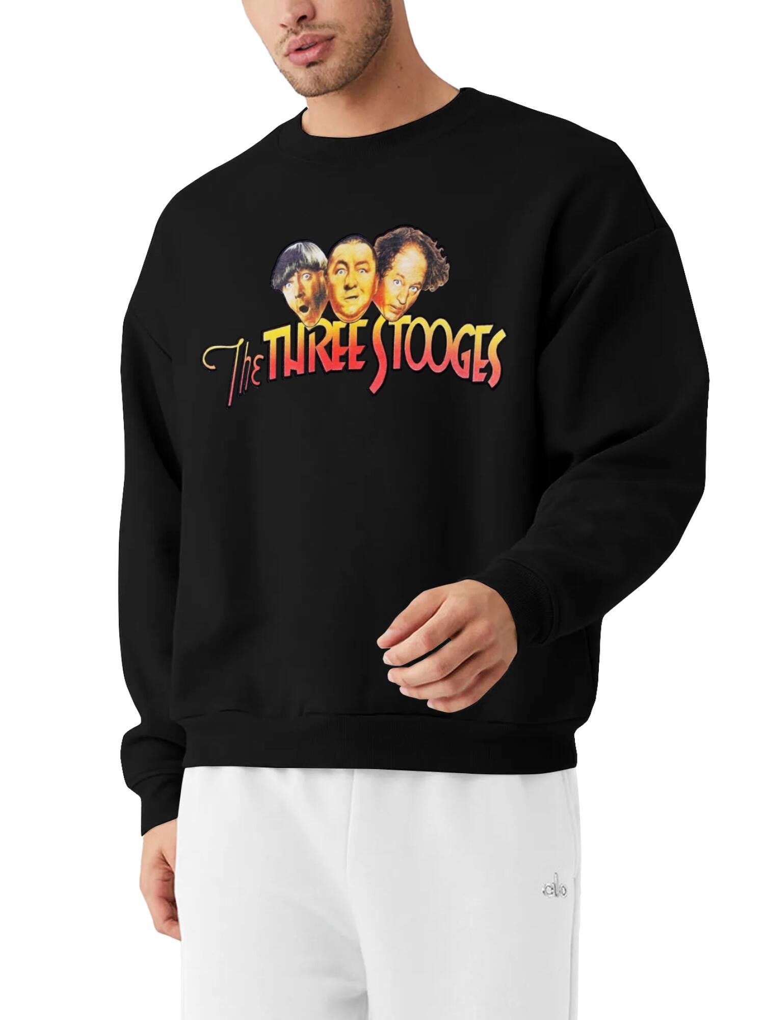 CURLY FOR PRESIDENT-- Sweashirt--Three Stooges-S-3XL - Image 6