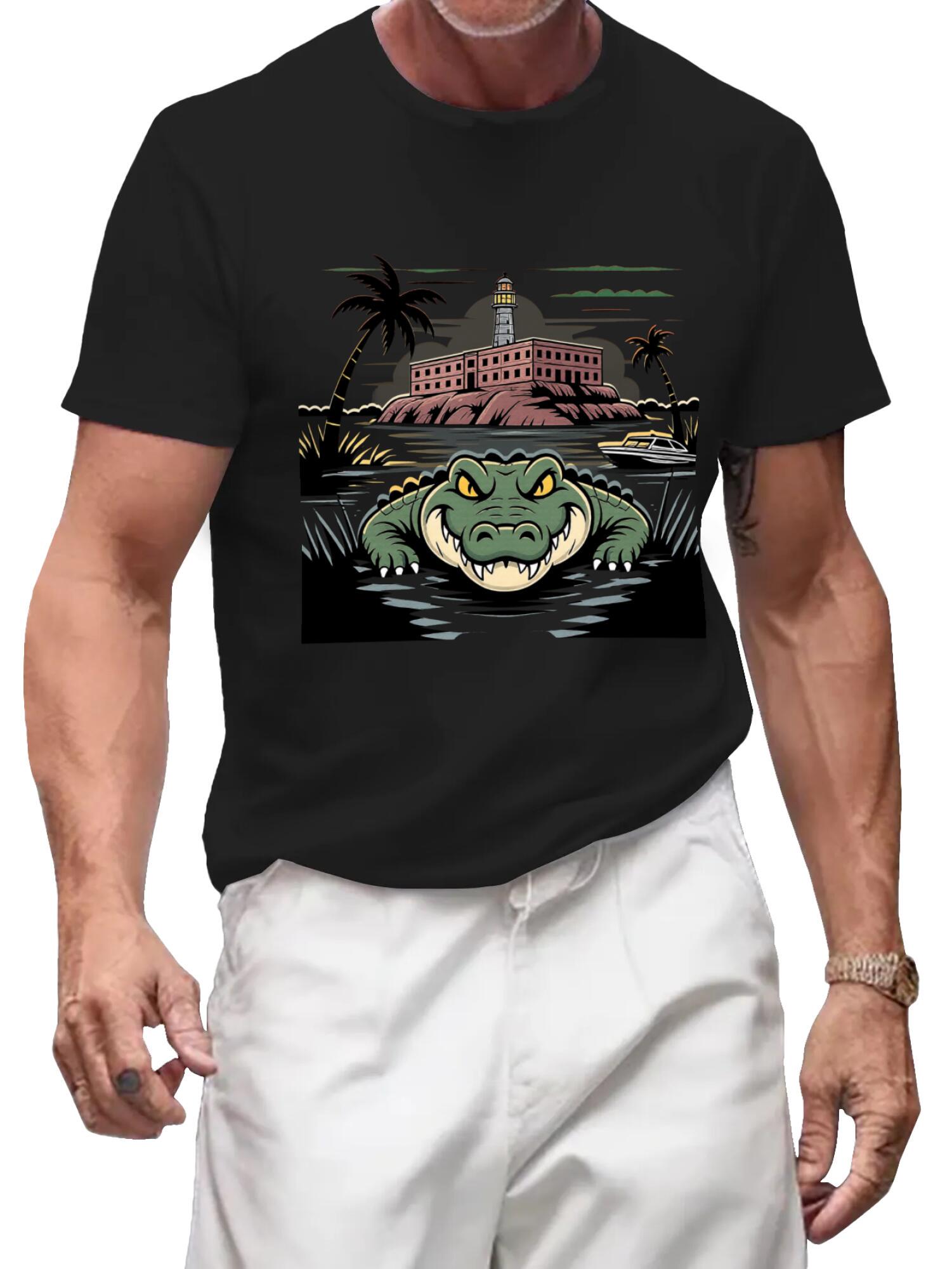 Alligator Alcatraz Escape Team T-Shirt | Florida Everglades Design