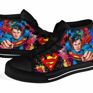 Design Super Man Gothic Top Sneakers