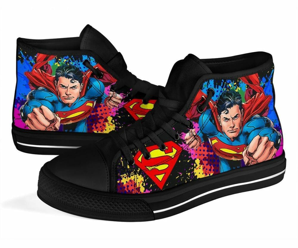 Design Super Man Gothic Top Sneakers