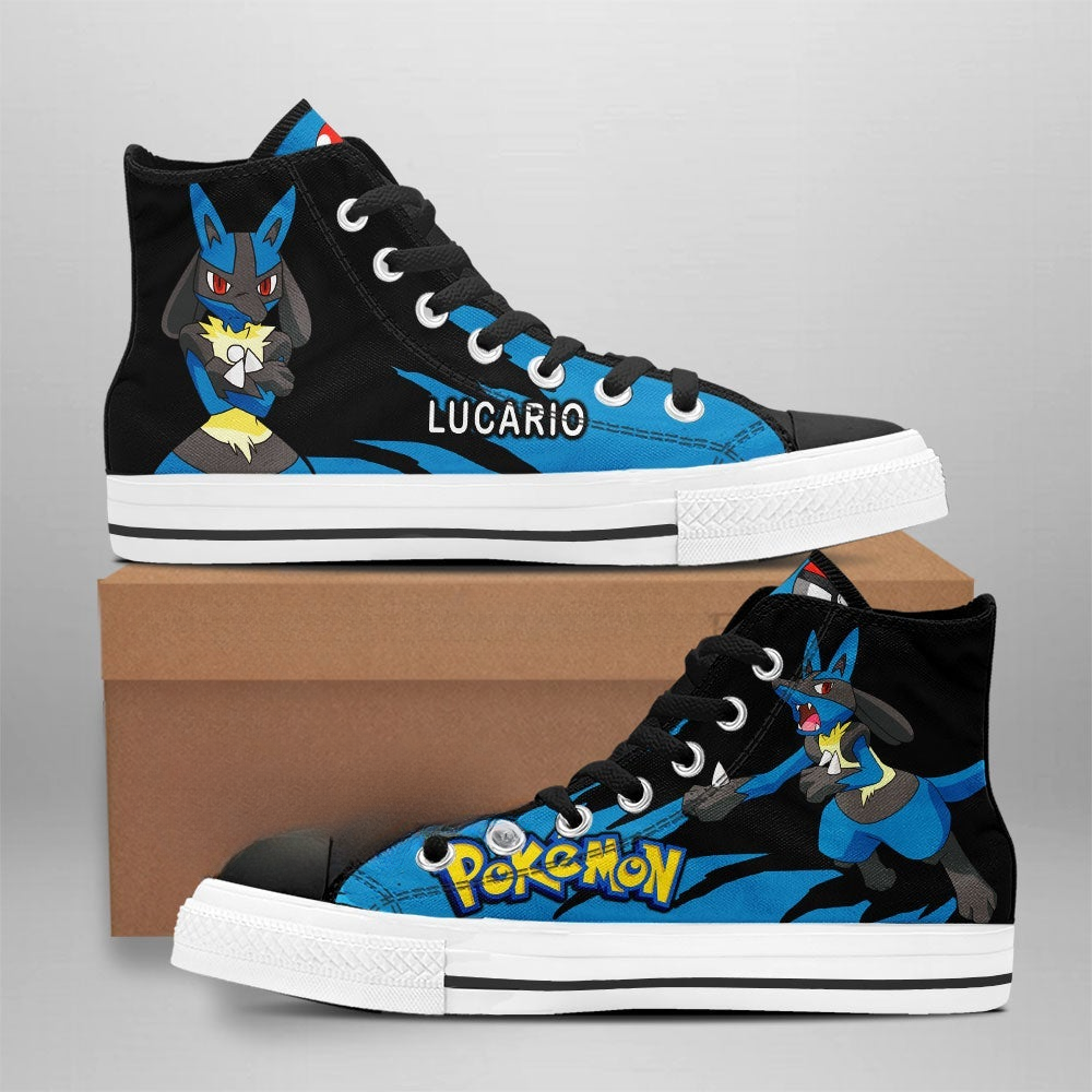 Pokemon Converse – Lucario High Top Shoes