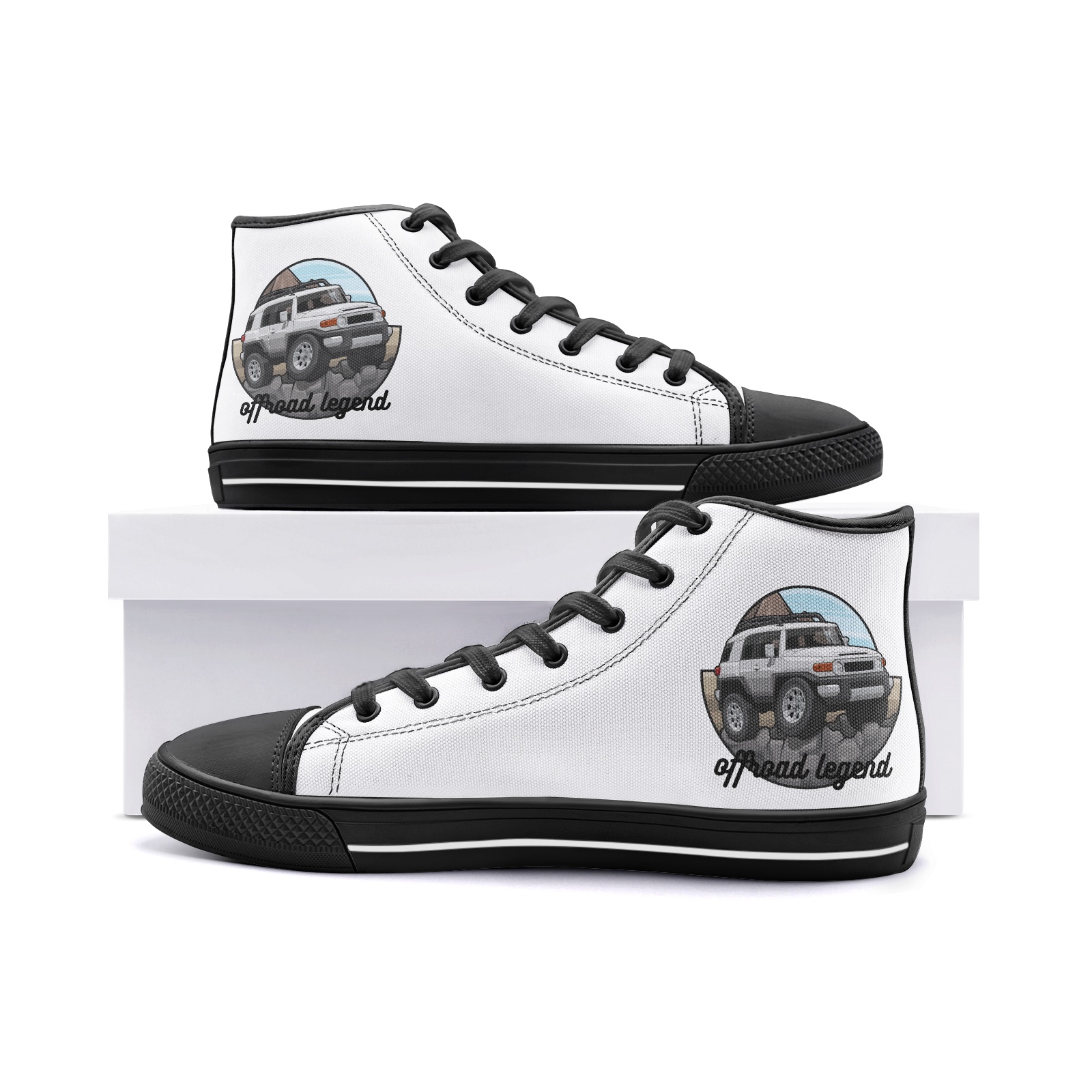 4×4 Off-Road High Top Canvas Shoes