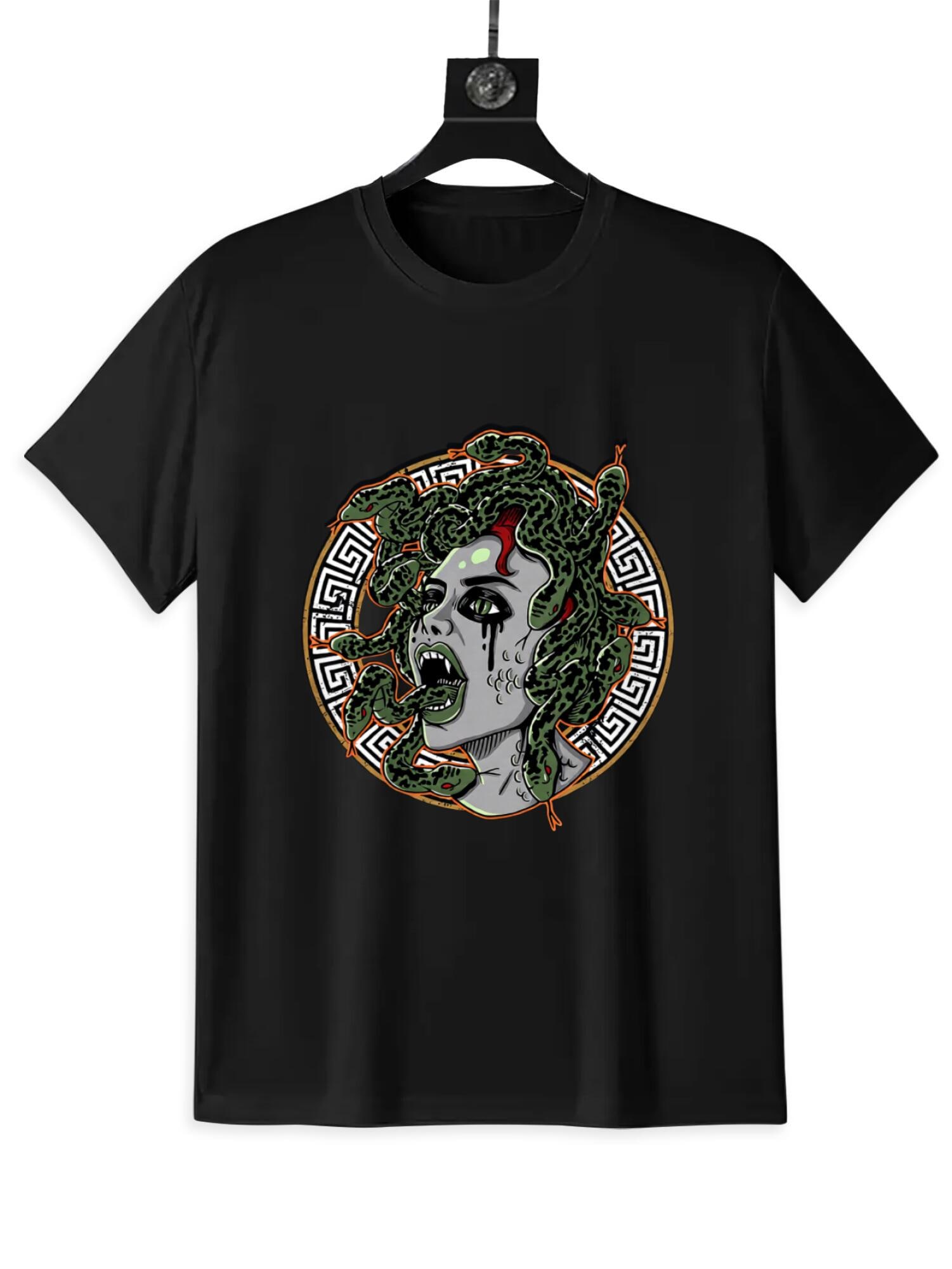Medusa Graphic Tee | Greek Mythology Streetwear Shirt