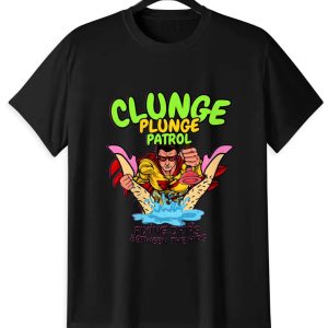 Funny Plumber Hero T-Shirt | Comic Rescue Design Tee