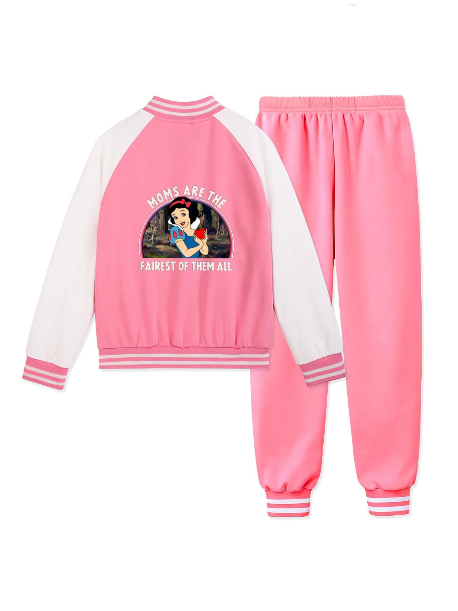 Pink Tracksuit Set | Mom Casual Outfit - Image 3