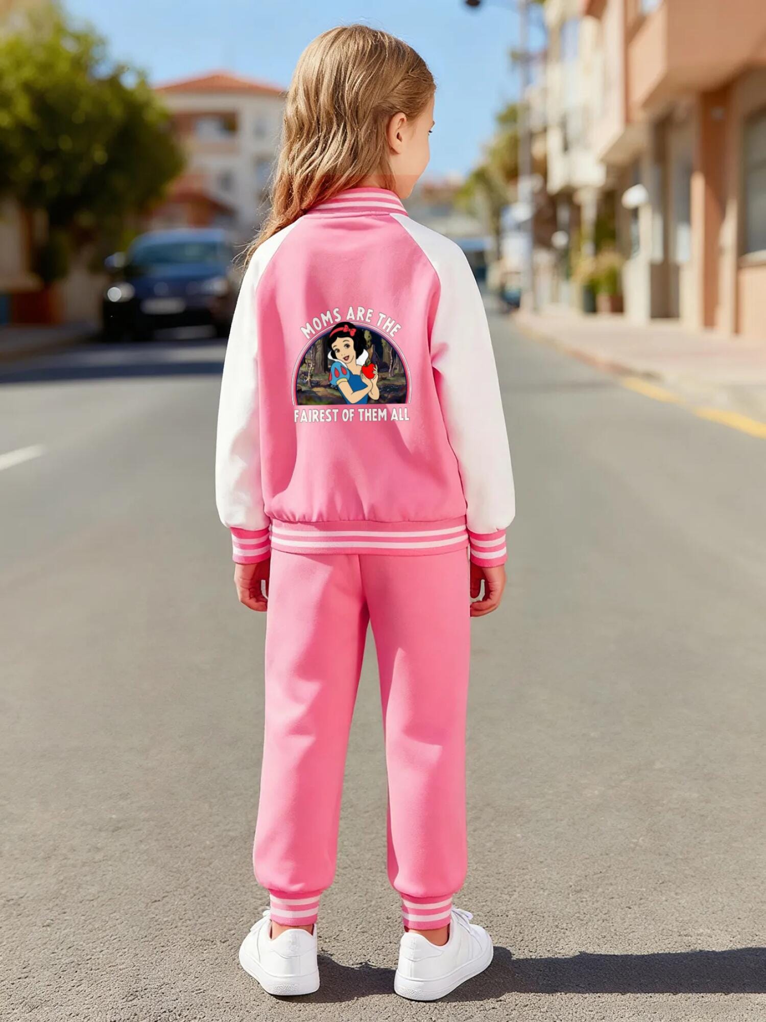 Pink Tracksuit Set | Mom Casual Outfit - Image 6