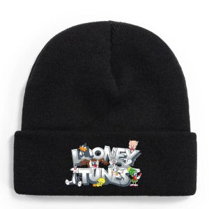Cartoon Knit Beanie - Funny Graphic Winter Streetwear Hat | OurPod