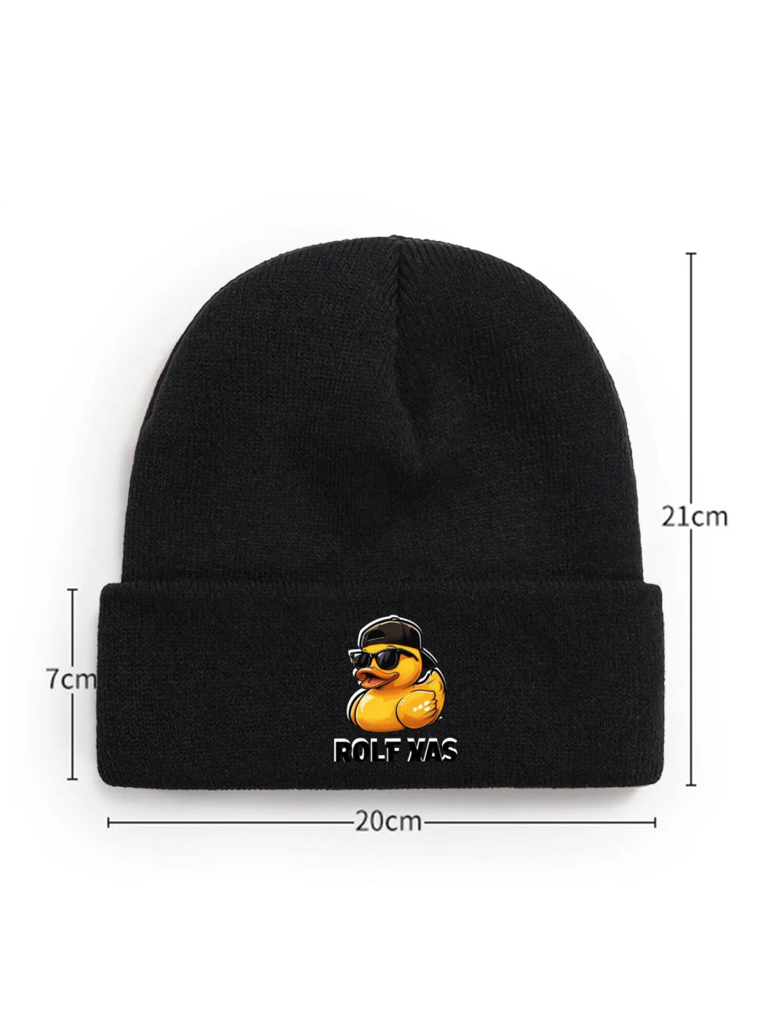 Cool Duck Knit Beanie - Funny Streetwear Winter Hat | OurPod - Image 4