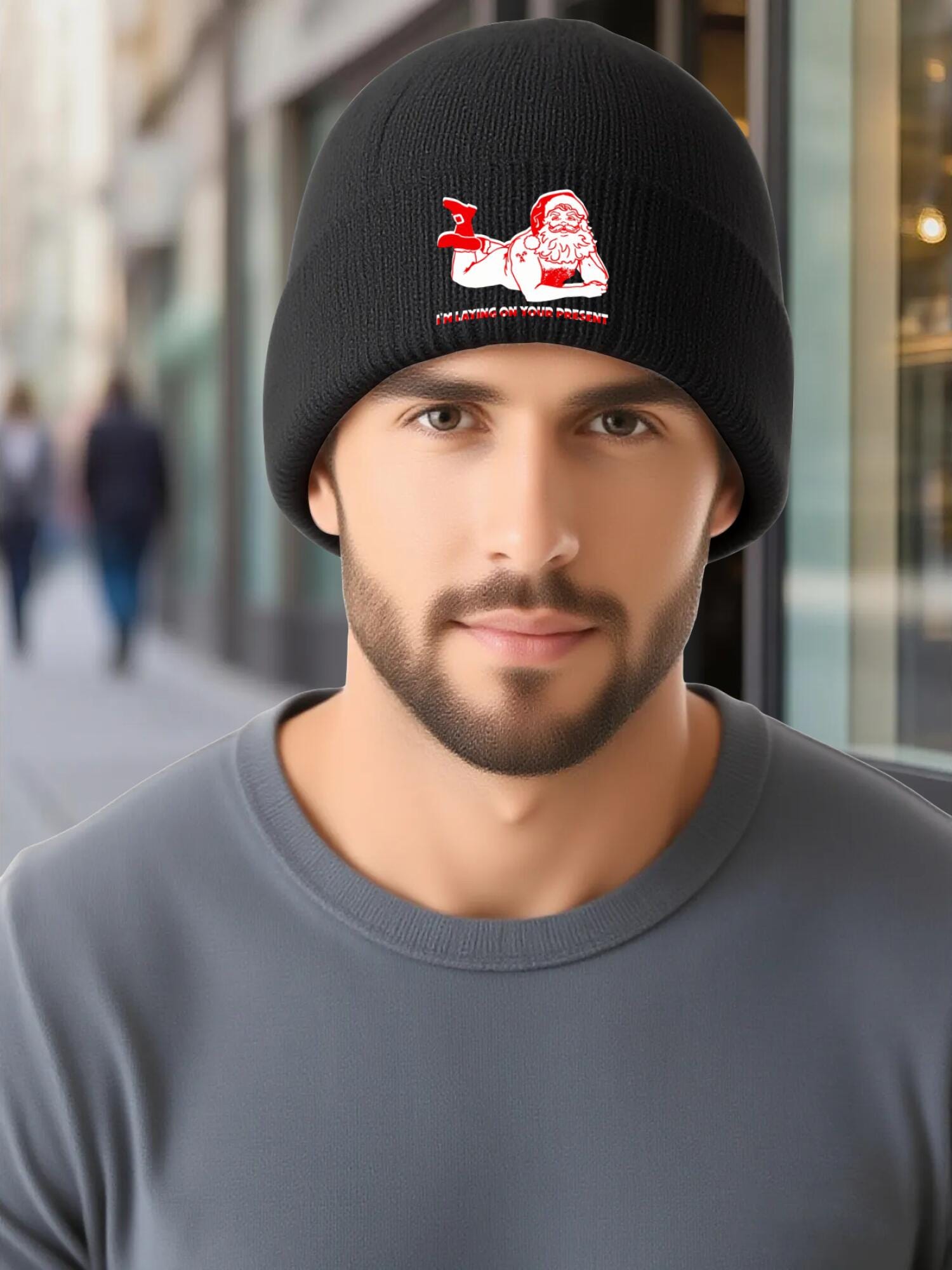 Santa Beanie | Christmas Knit Hat - Image 8