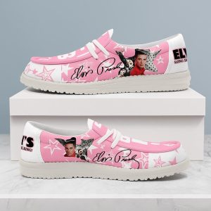 Elvis Presley Slip-On Loafers | Pink Hey Dude Shoes