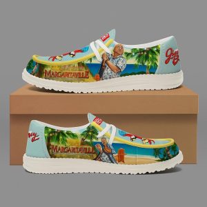 Margaritaville Loafers | Tropical Palm Parrot Shoes