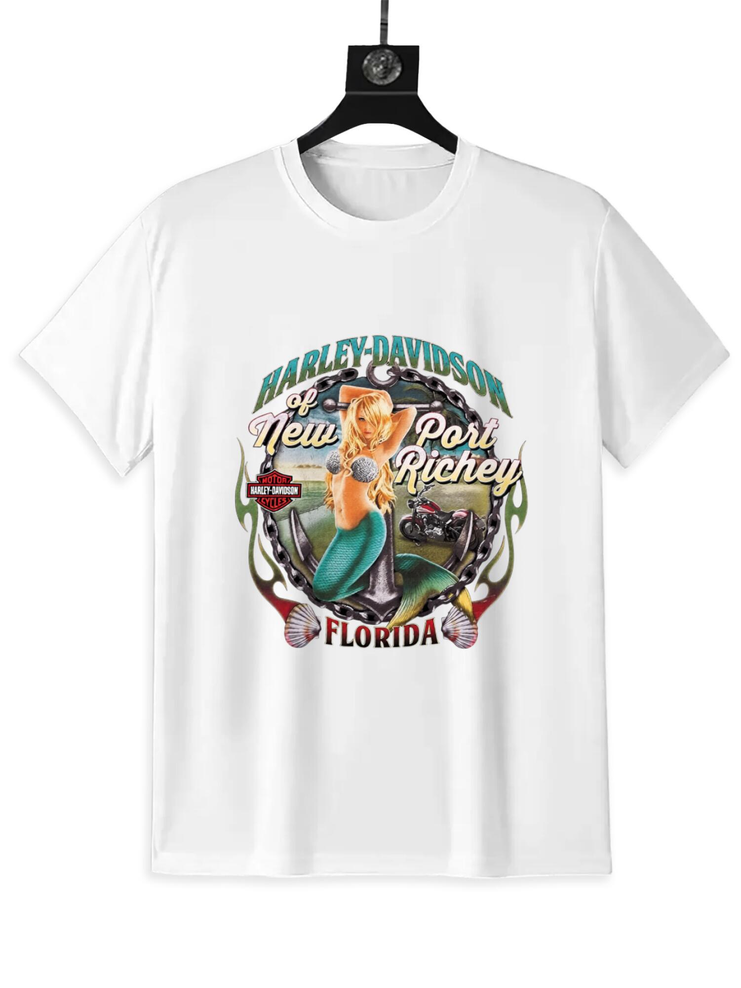 Harley-Davidson Florida Mermaid T-Shirt | Vintage Biker Tee