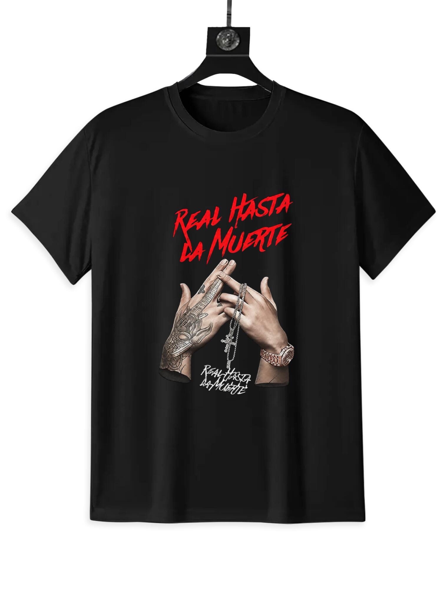 Real Hasta La Muerte T-Shirt | Spanish Slogan Streetwear - Image 8