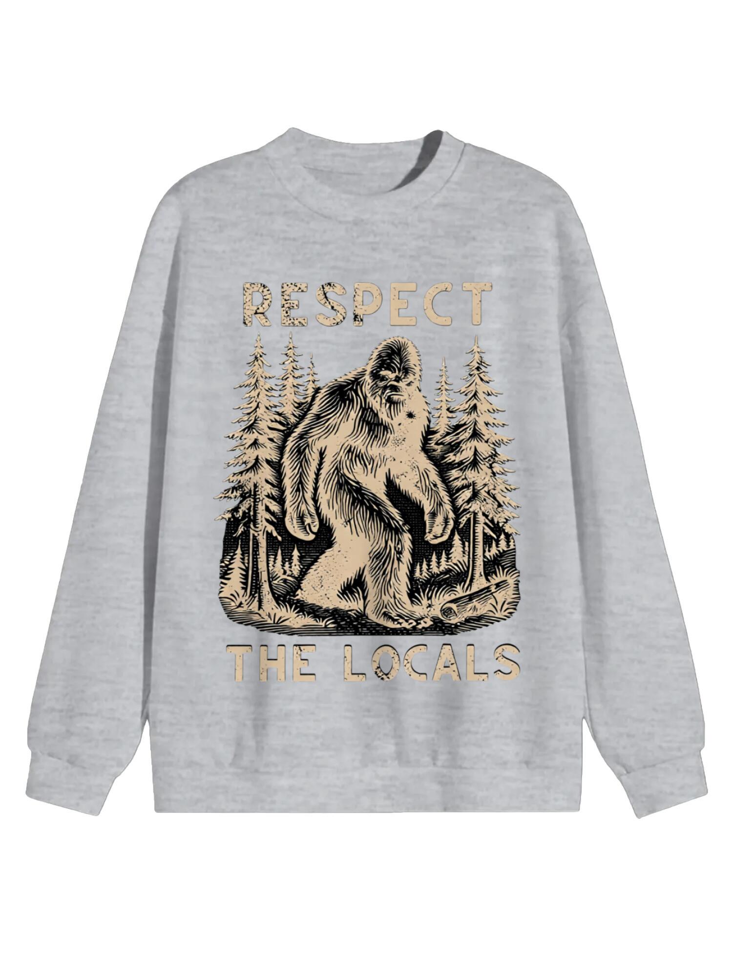 Respect Locals Sweatshirt | Bigfoot Crewneck - Image 3