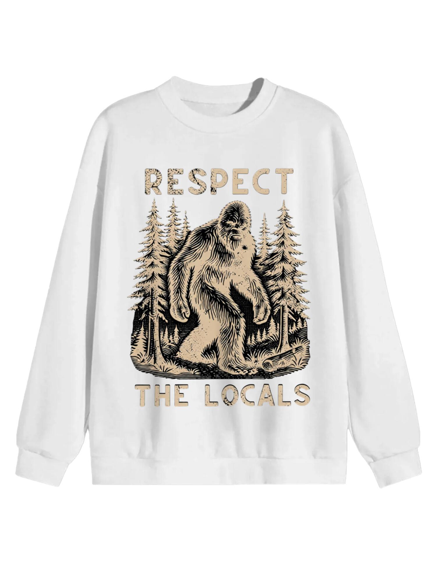 Respect Locals Sweatshirt | Bigfoot Crewneck - Image 6