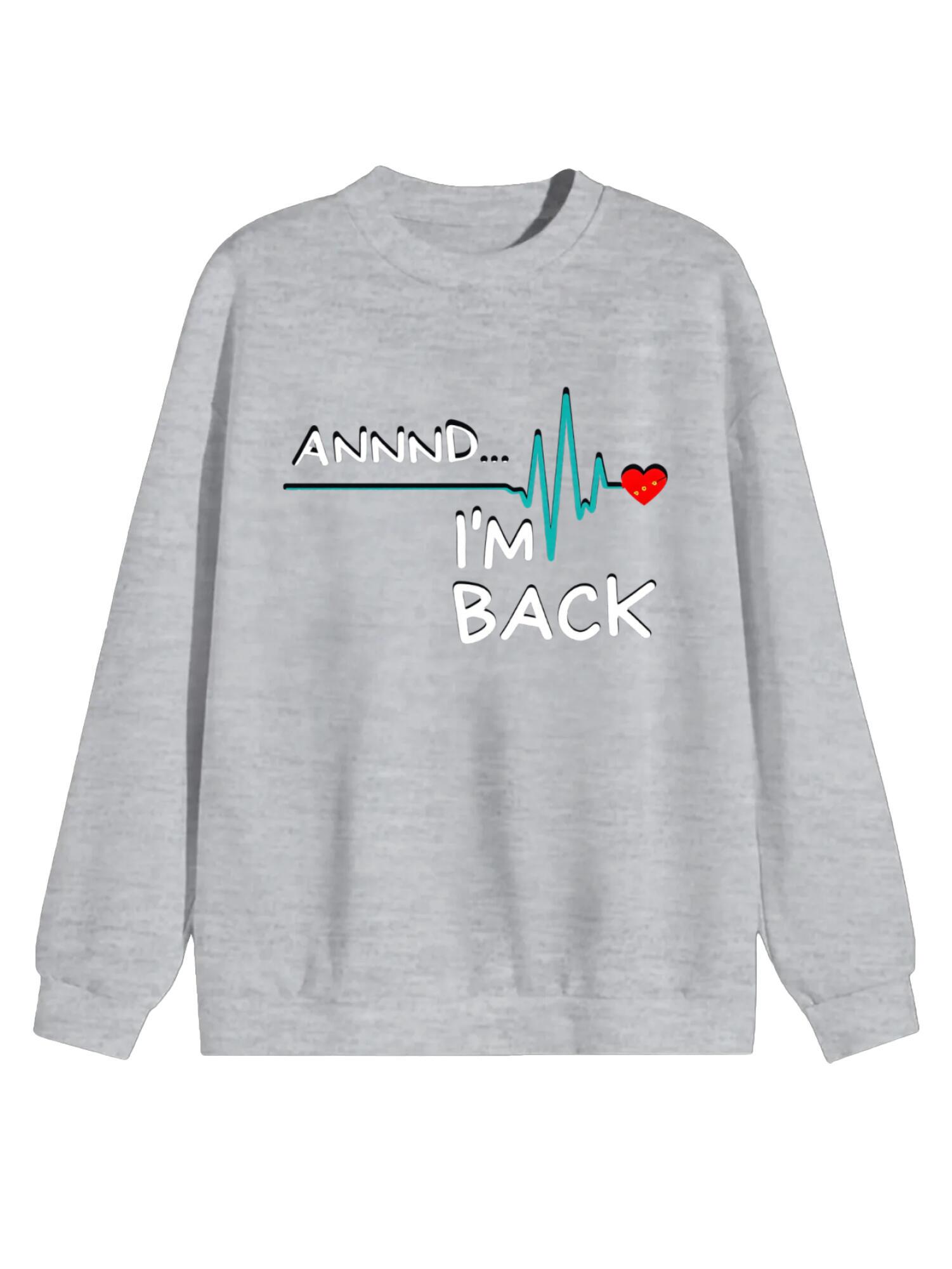 Heartbeat Sweatshirt | ECG Graphic Pullover - Image 2