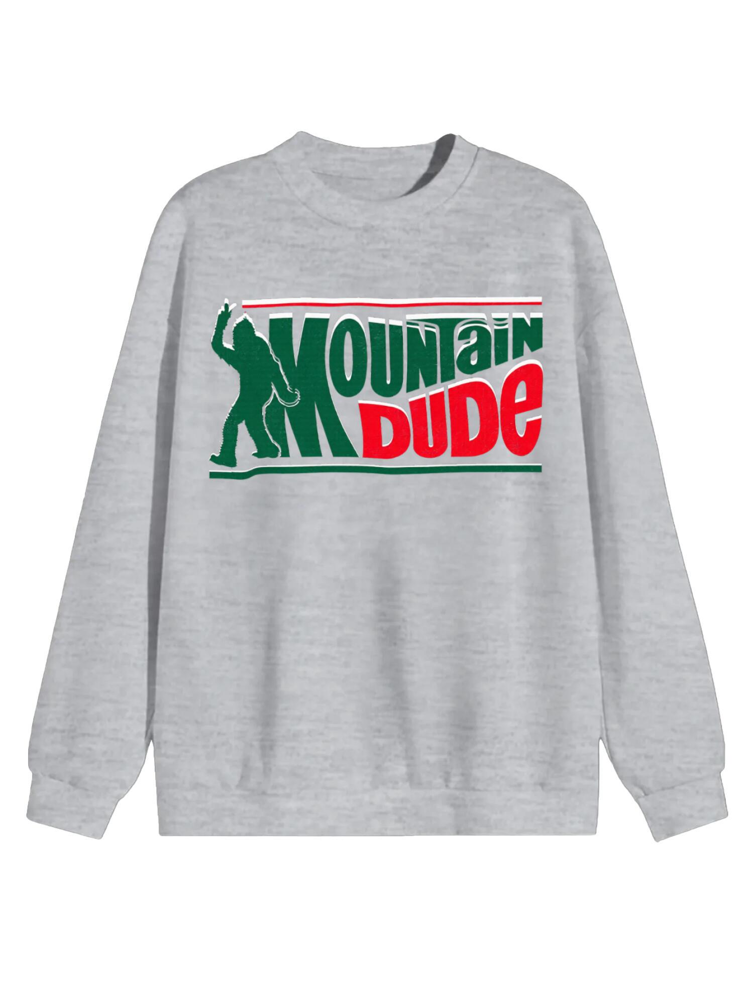 Mountain Dude Sweatshirt | Bigfoot Parody Crewneck - Image 2
