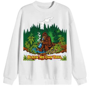 Bigfoot Trail Sweatshirt | Retro Forest Crewneck