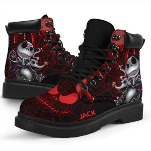 Spiderweb Combat Boots | Gothic Halloween Shoes
