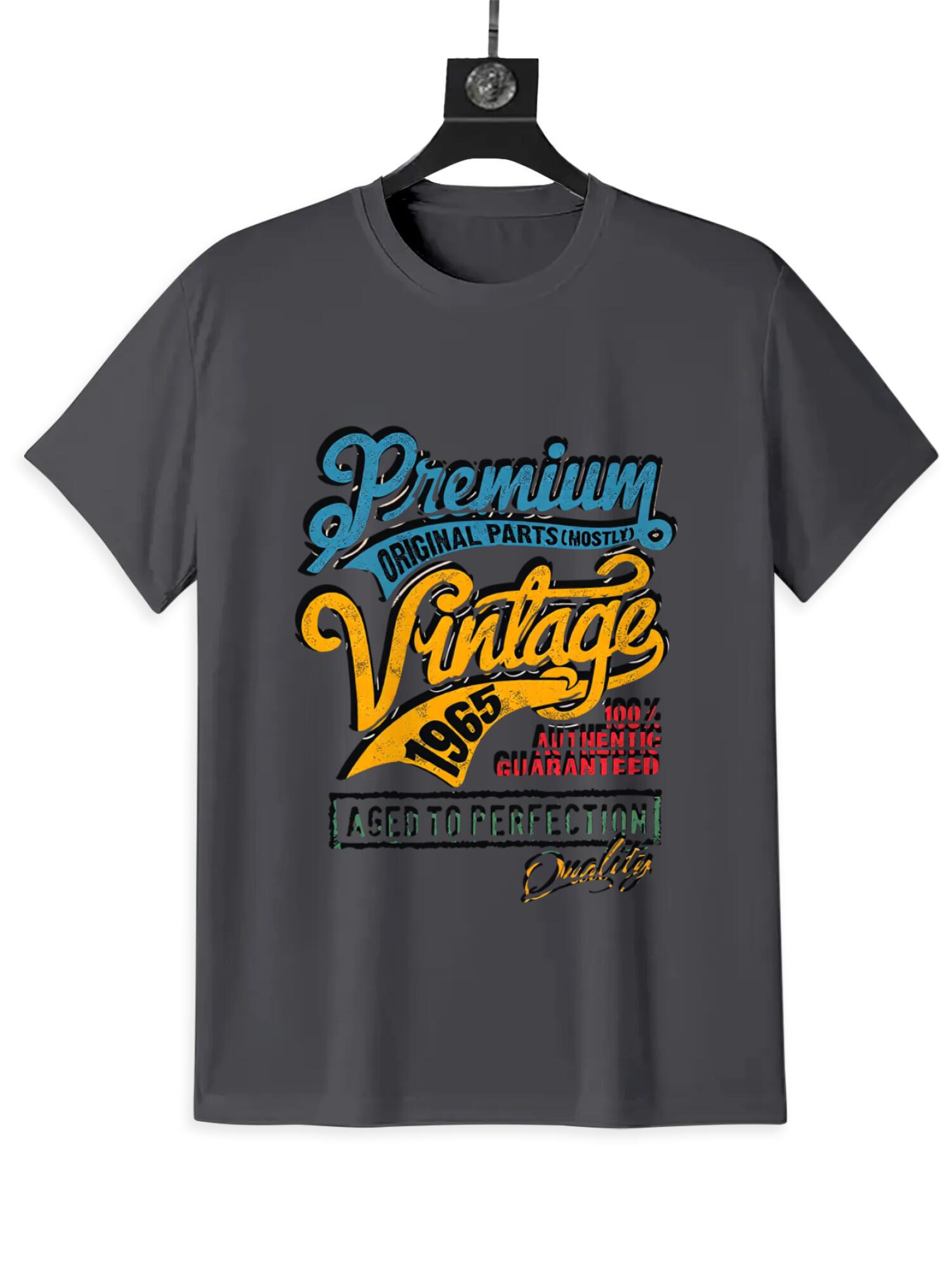 Vintage 1965 T-Shirt | Aged to Perfection Retro Tee - Image 5