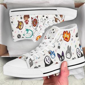 Ghibli High Tops | Anime Character Sneakers