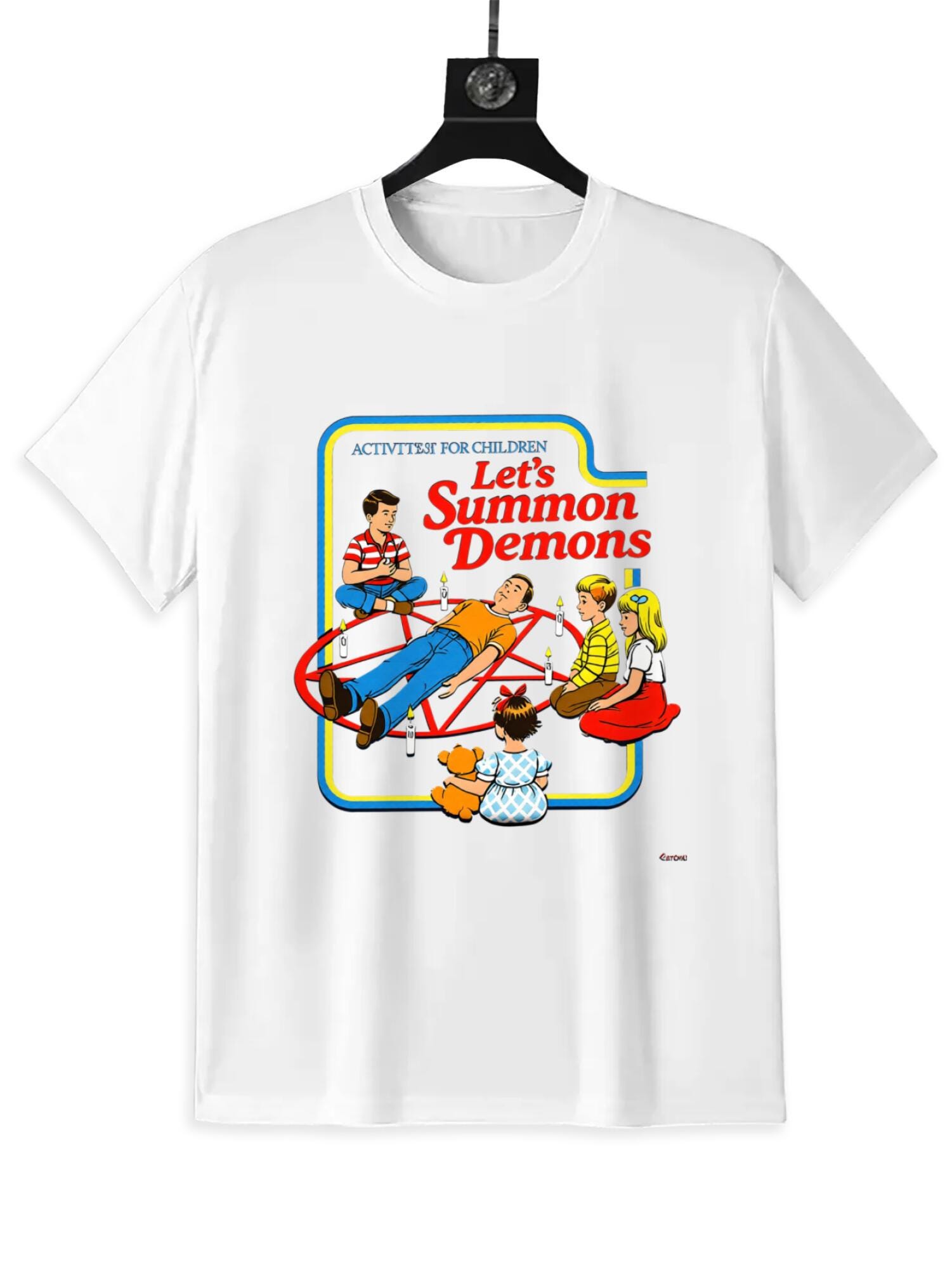 Let's Summon Demons T-Shirt | 80s Retro Vintage Tee