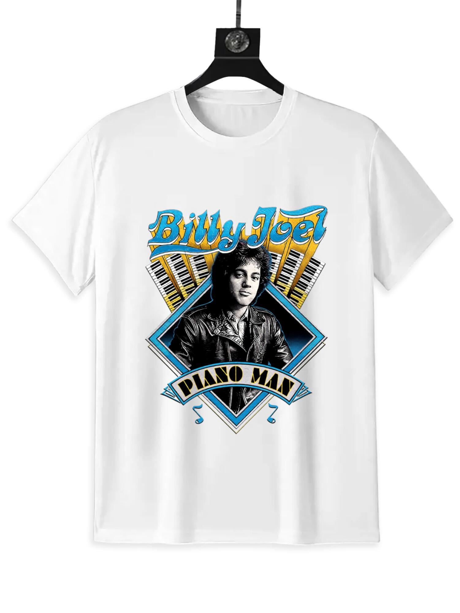 Vintage Music Portrait T-Shirt | Classical Piano Graphic Tee - Image 3