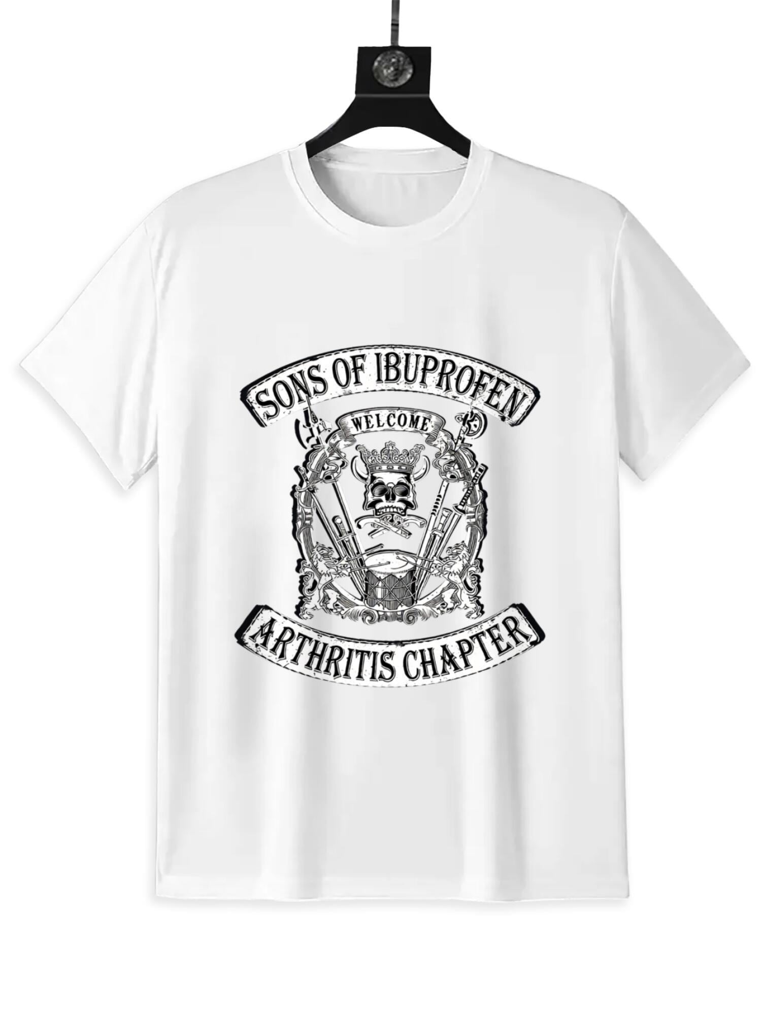 Sons of Ibuprofen T-Shirt | Arthritis Biker Parody Tee - Image 2