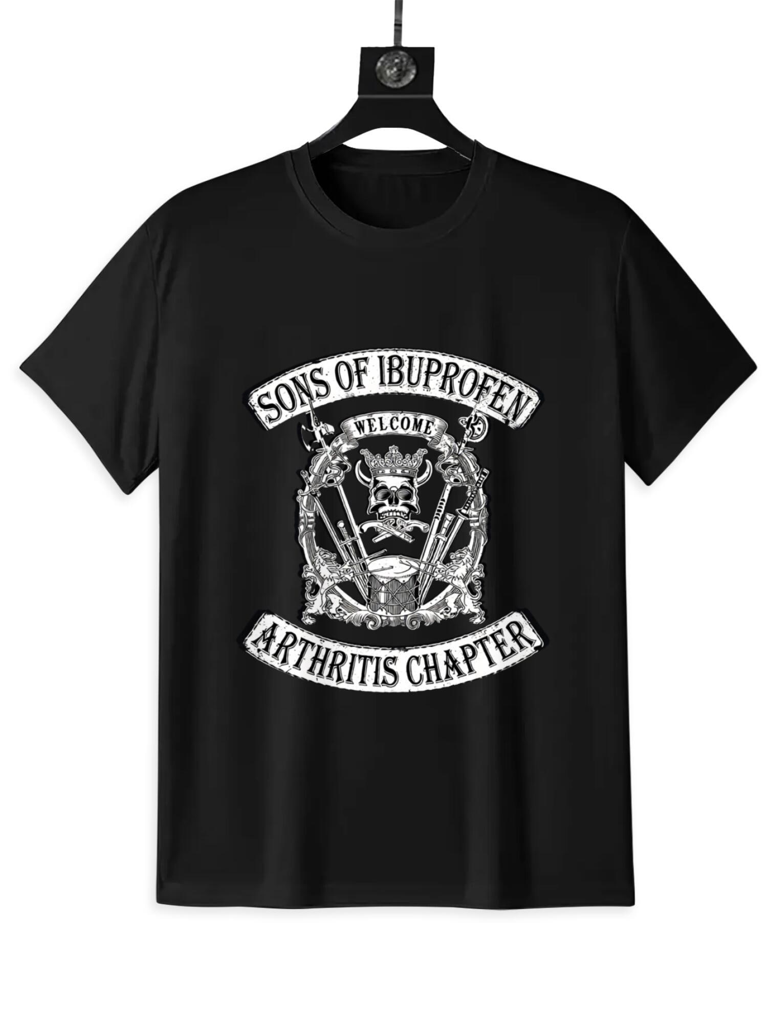 Sons of Ibuprofen T-Shirt | Arthritis Biker Parody Tee