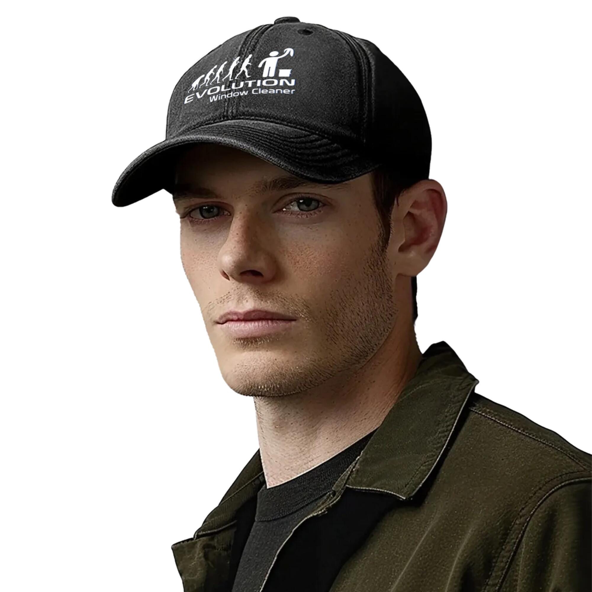 Window Cleaner Hat | Funny Evolution Cap - Image 2