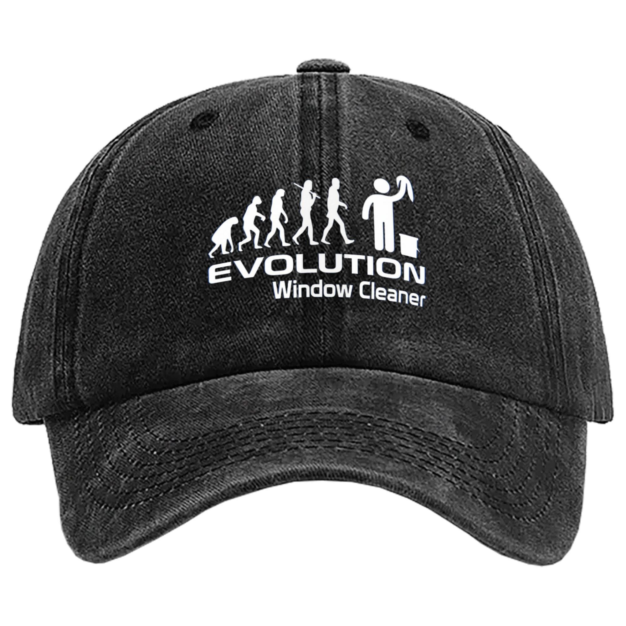 Window Cleaner Hat | Funny Evolution Cap - Image 3