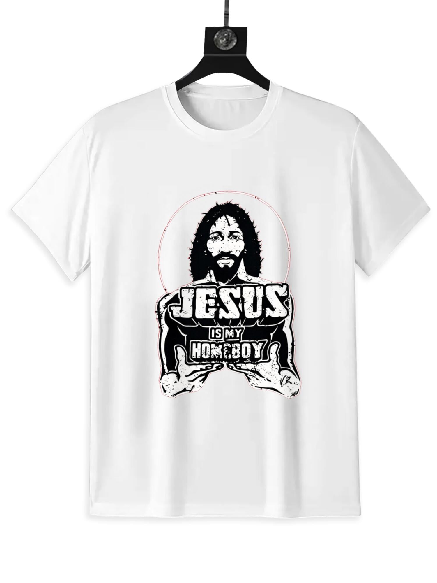 Jesus Is My Homeboy T-Shirt | Funny Christian Graphic Tee - Image 2