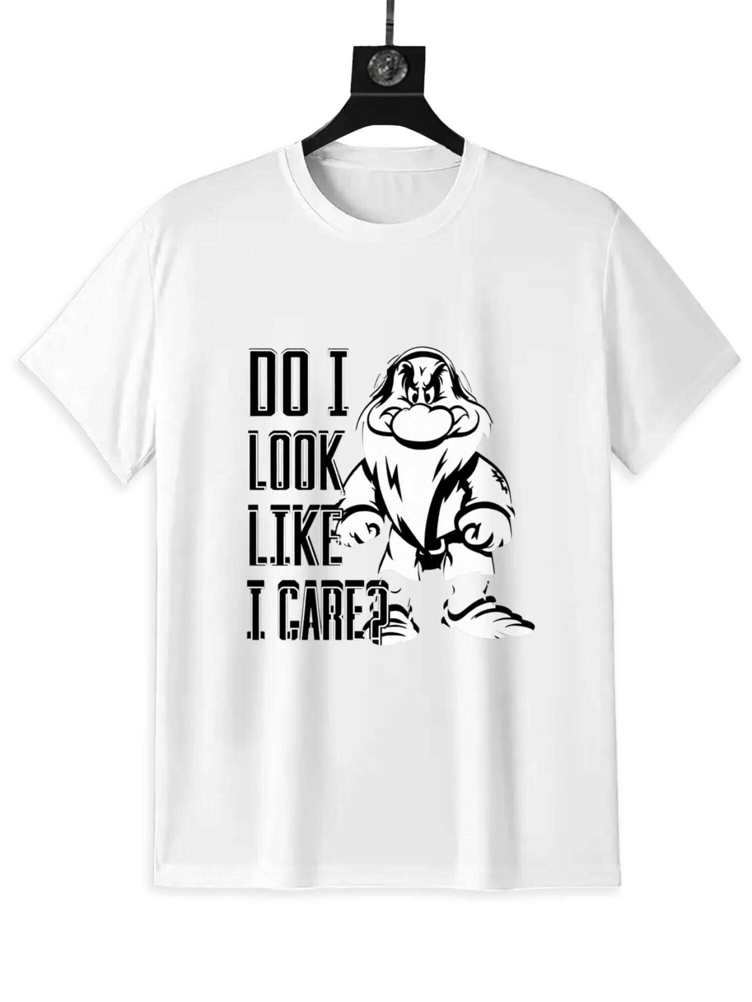 Sarcastic "Do I Look Like I Care?" T-Shirt | Funny Attitude Tee - Image 2