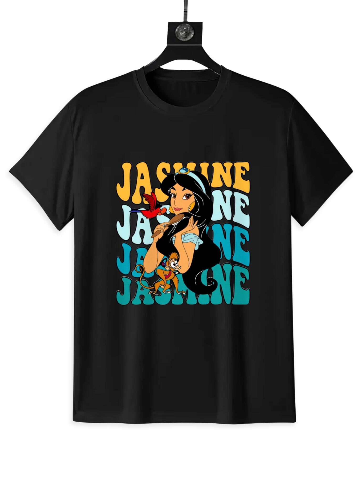 Retro Jasmine T-Shirt | Vintage Cartoon Graphic Tee - Image 2
