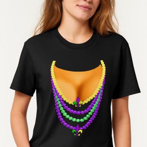 Funny Mardi Gras Beads T-Shirt | New Orleans Carnival Tee