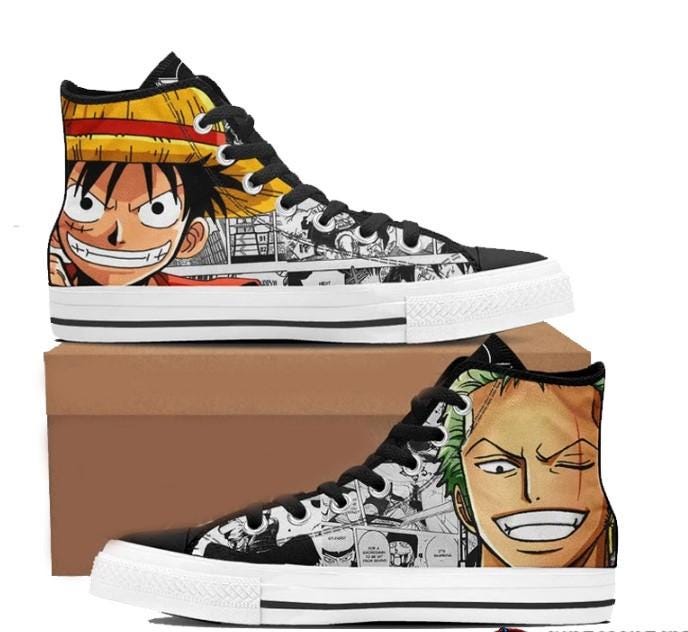 Color Comic Sneakers | Anime High Tops