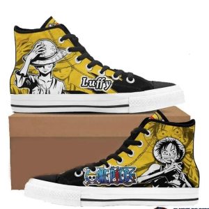 Luffy High Tops | One Piece Sneakers