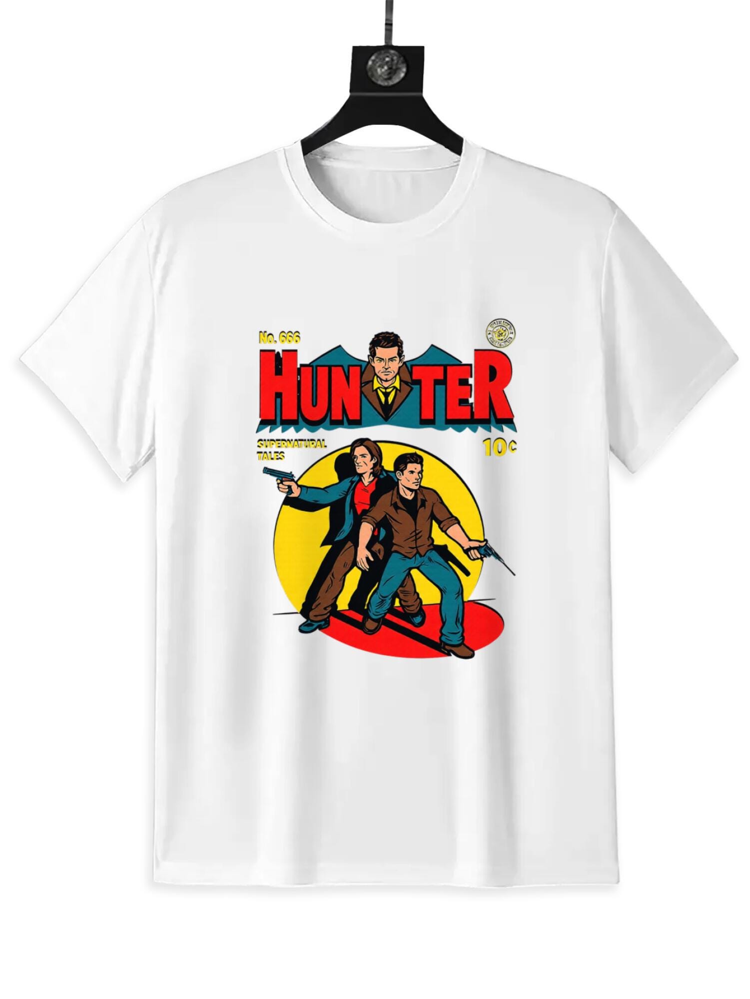 Vintage Hunter Comic T-Shirt | Supernatural Tales Retro Tee