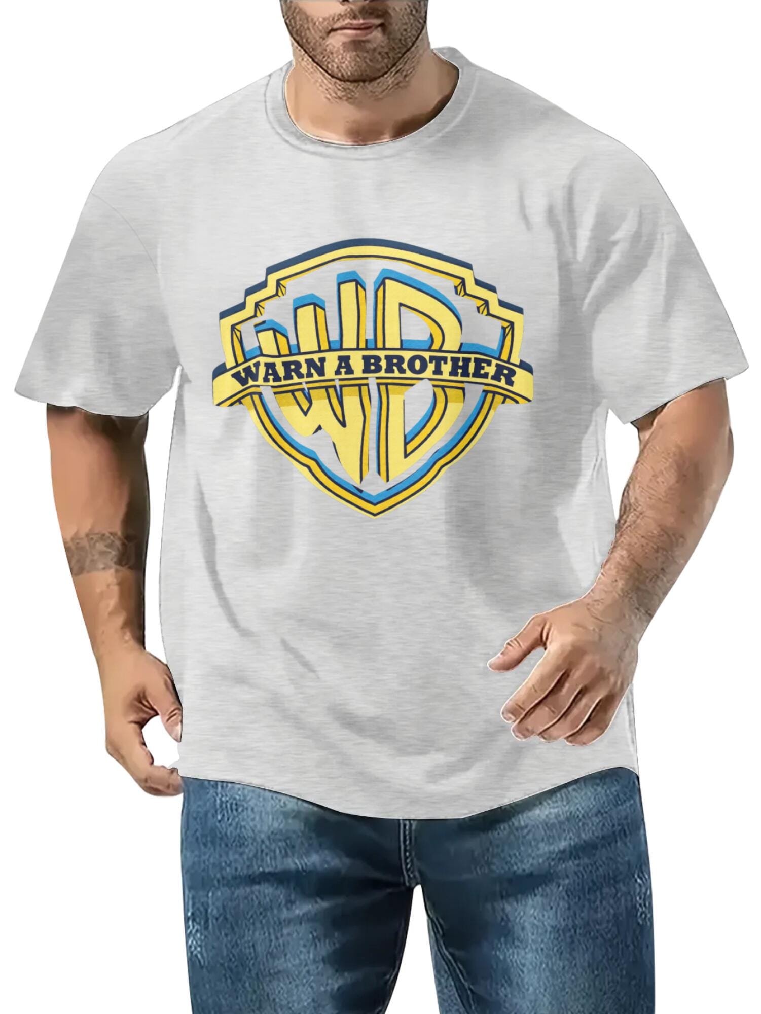 Warn A Brother T-Shirt | Funny Parody Graphic Tee - Image 4