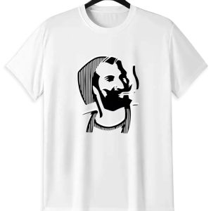 Minimalist Abstract Face T-Shirt | Artistic Line Drawing Tee
