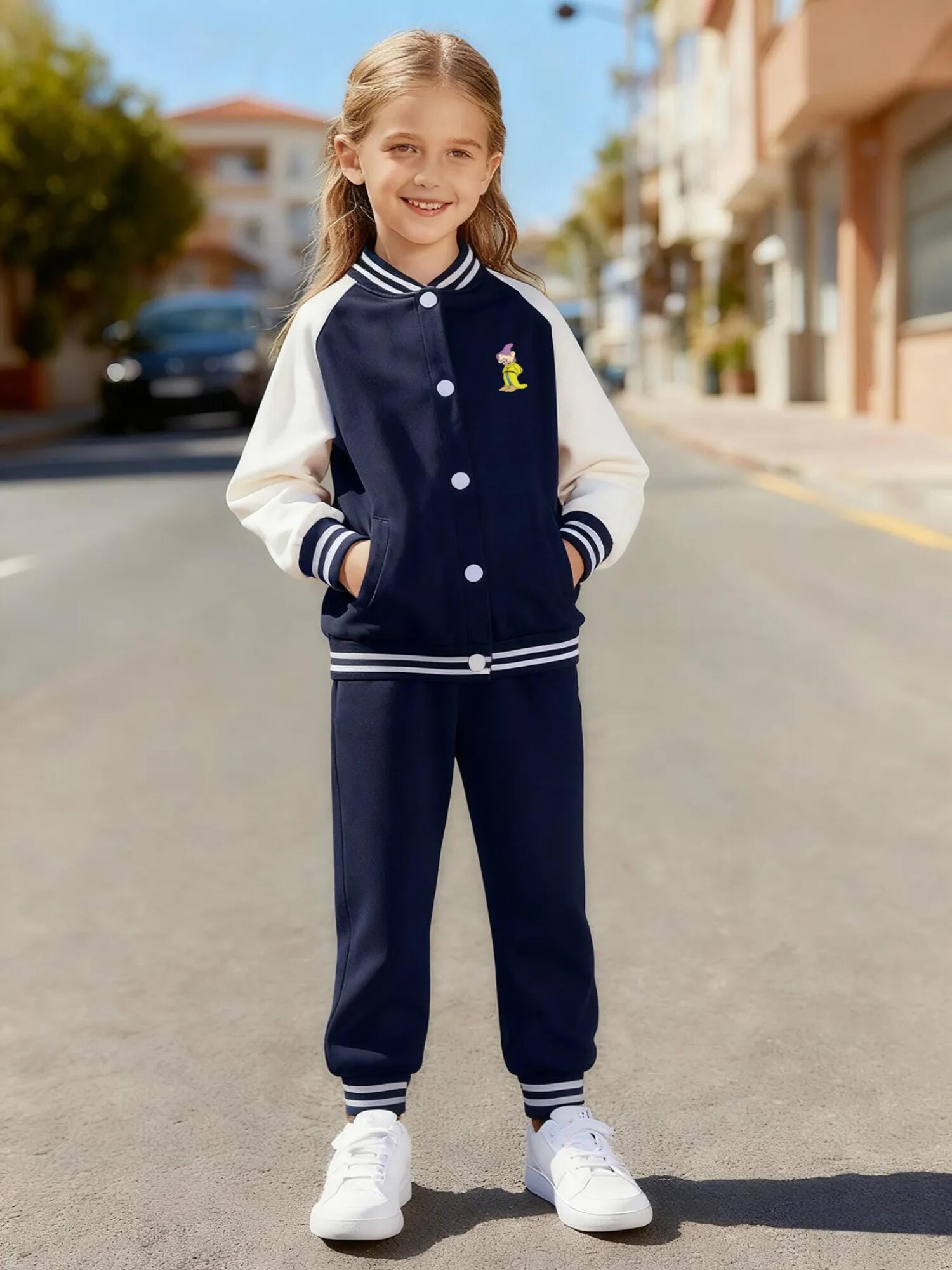 Pink Tracksuit Set | Mom Casual Outfit - Image 9