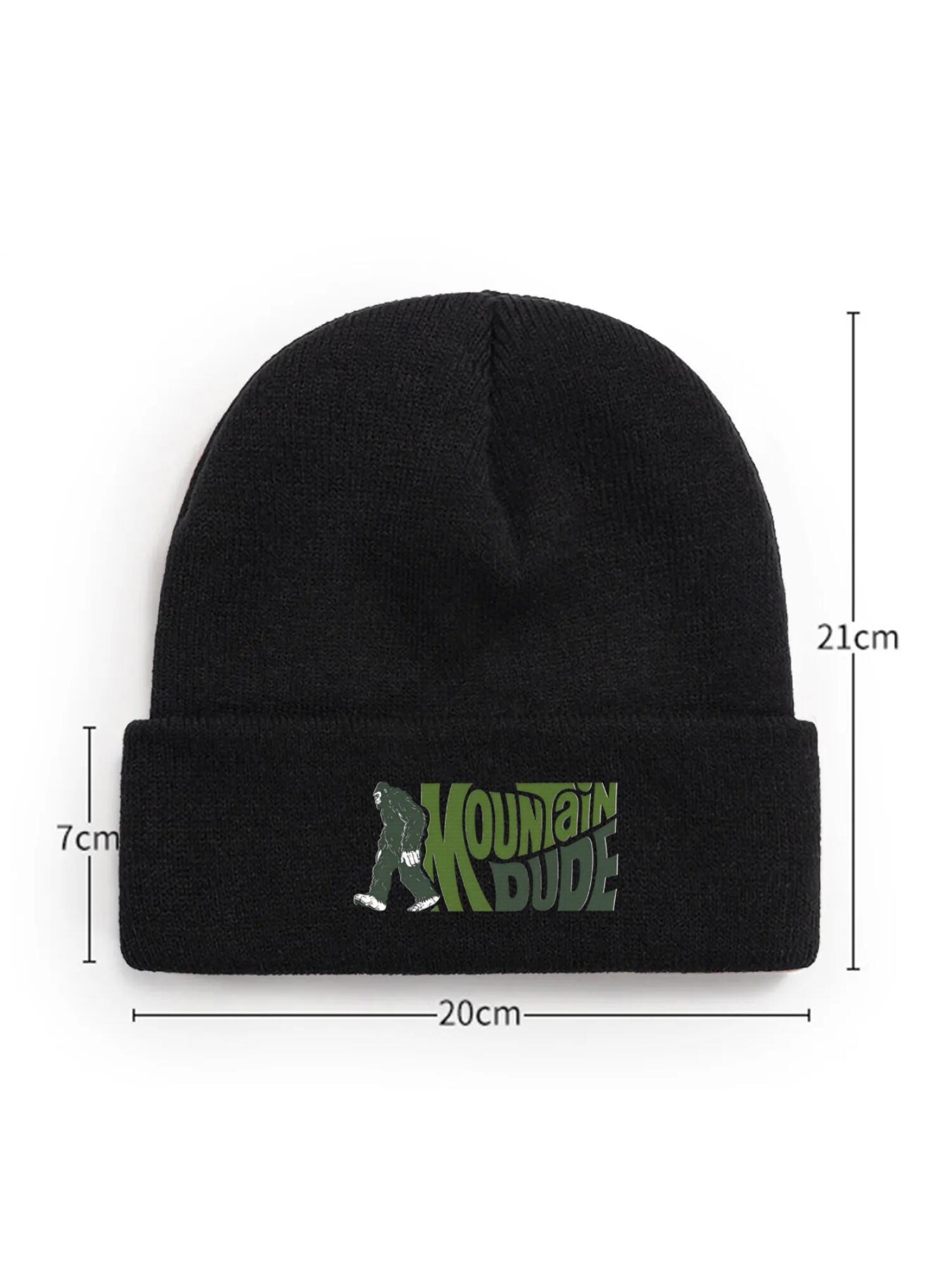 Mountain Dude Beanie | Bigfoot Knit Hat - Image 4