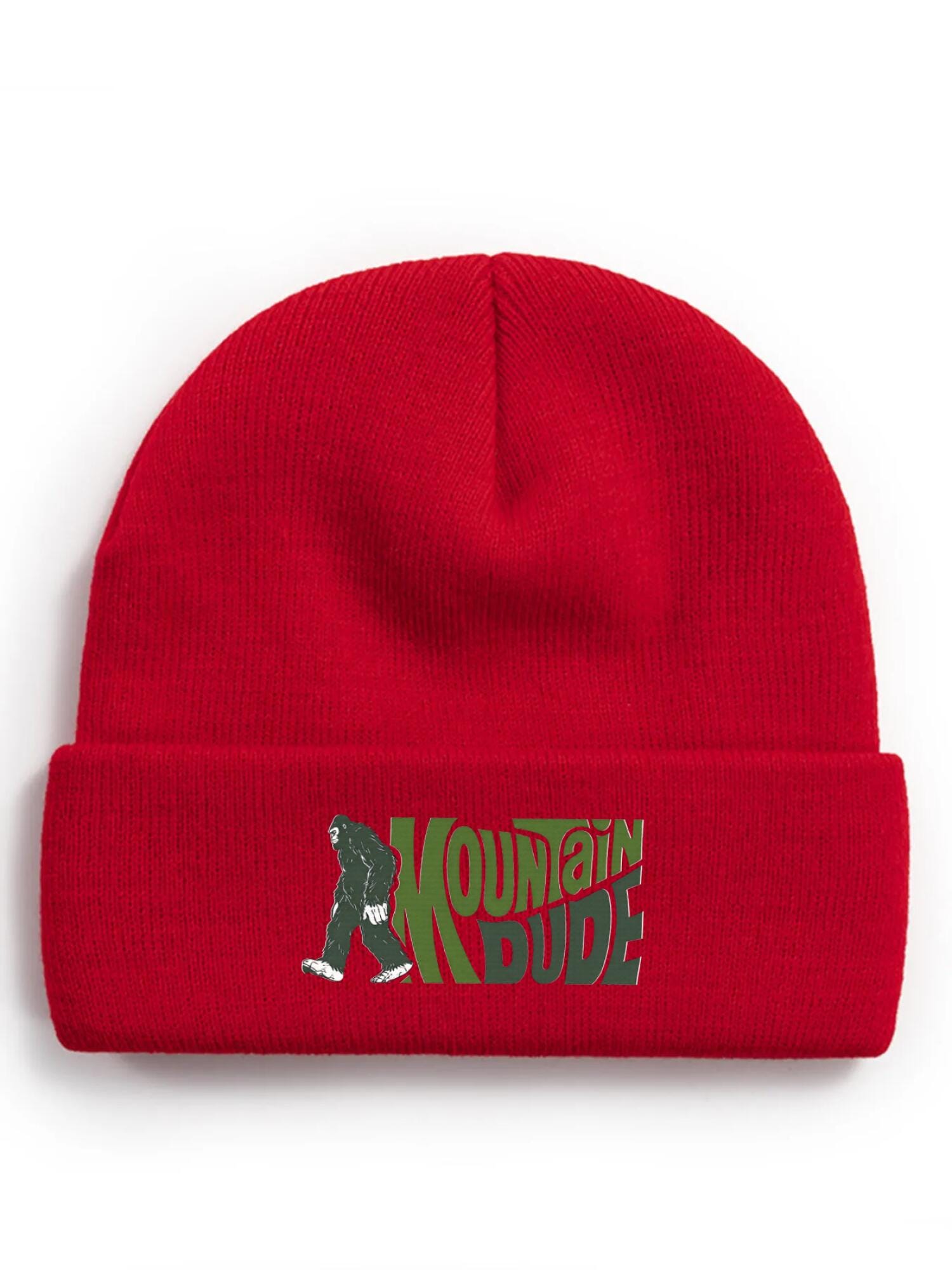 Mountain Dude Beanie | Bigfoot Knit Hat - Image 10