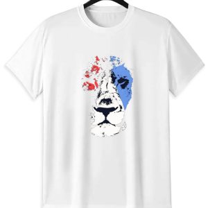 Abstract Lion T-Shirt | Modern Artistic Graphic Tee
