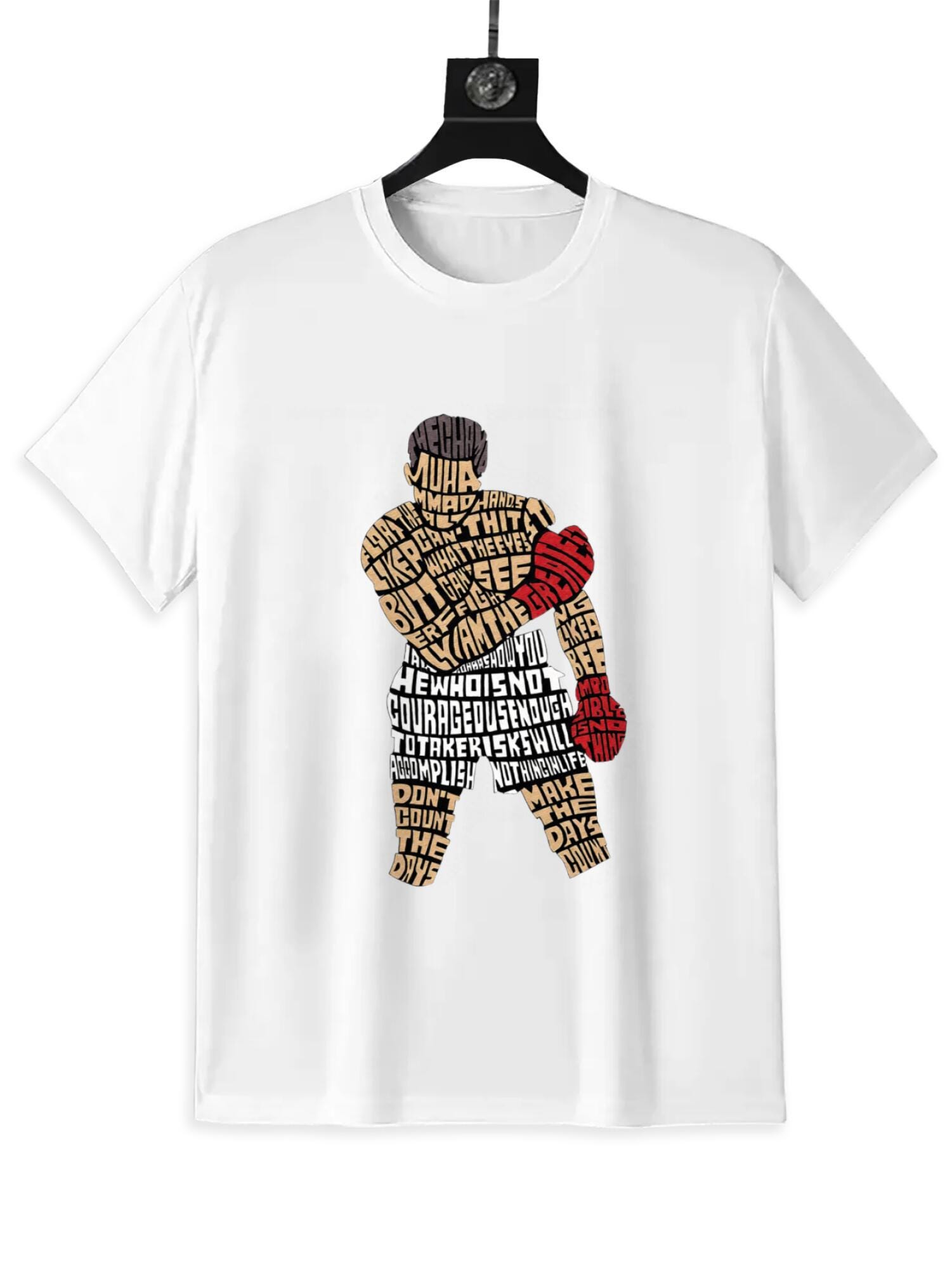 Muhammad Ali Quote T-Shirt | Boxing Typography Art Tee - Image 2