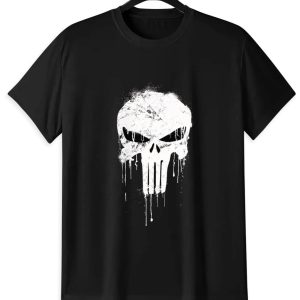Distressed Skull T-Shirt | Grunge Streetwear Graphic Tee