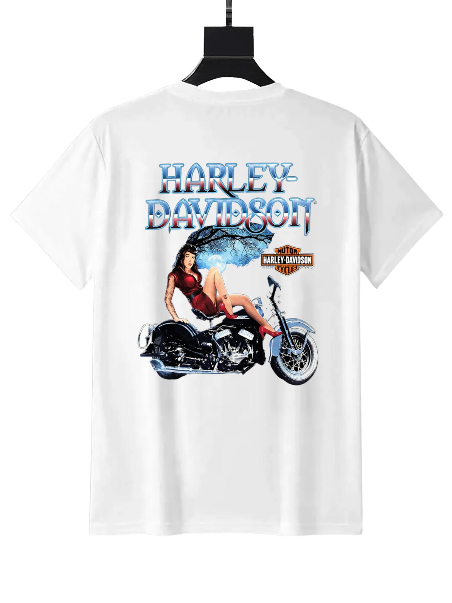 Vintage Harley Skoal Bandit Tee | Retro Biker Girl Shirt - Image 2