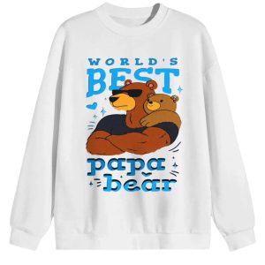 Papa Bear Sweatshirt | Funny Dad Gift for Father's Day