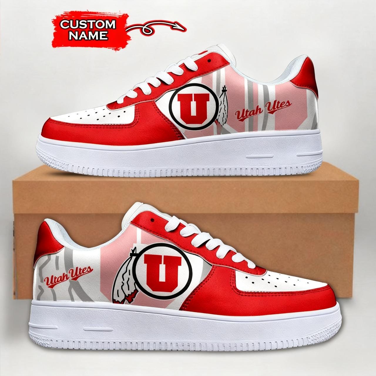 Sports Mom Sneakers | Personalized Team Color Shoes - Image 2