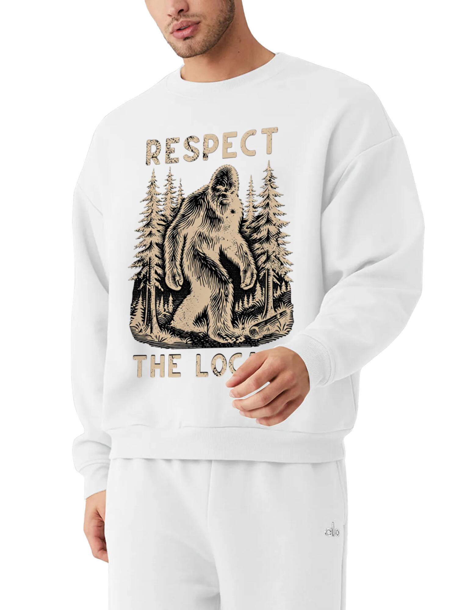 Respect Locals Sweatshirt | Bigfoot Crewneck - Image 5